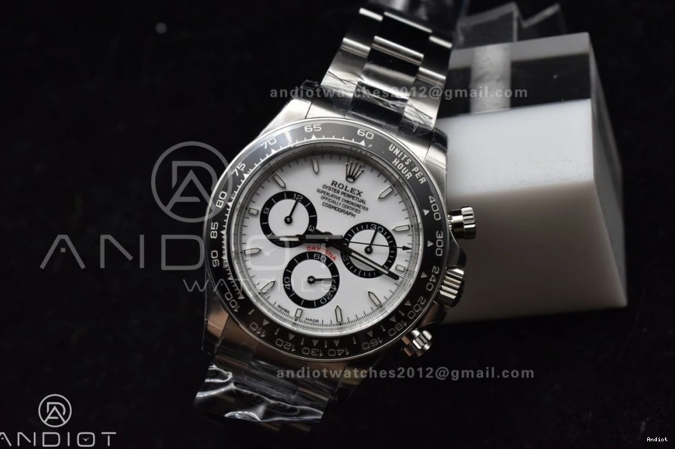 White BTF Steel Dial DD4131 904L 126500 Bracelet 1:1 Best SS Edition Daytona on 0203